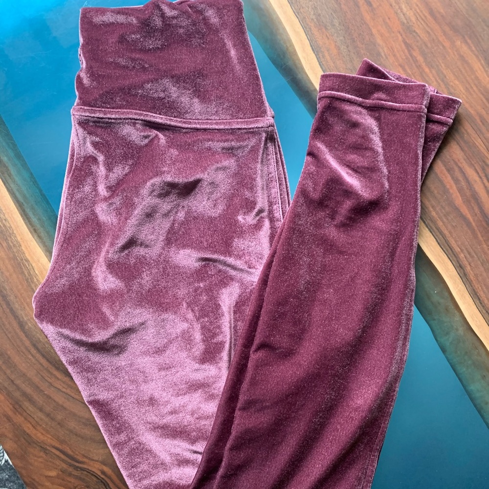 Lululemon Wunder Under Velvet Leggings